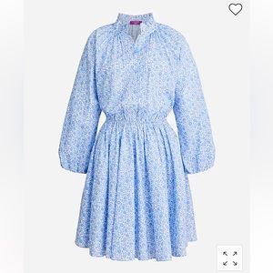 J.Crew Ruffle-collar mini dress in Liberty® D'Anjo Coast fabric
